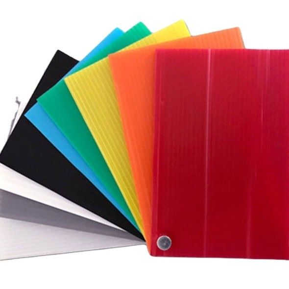 Różowa tektura falista PP 600 * 400 Plastikowa płyta Correx Dostosowana