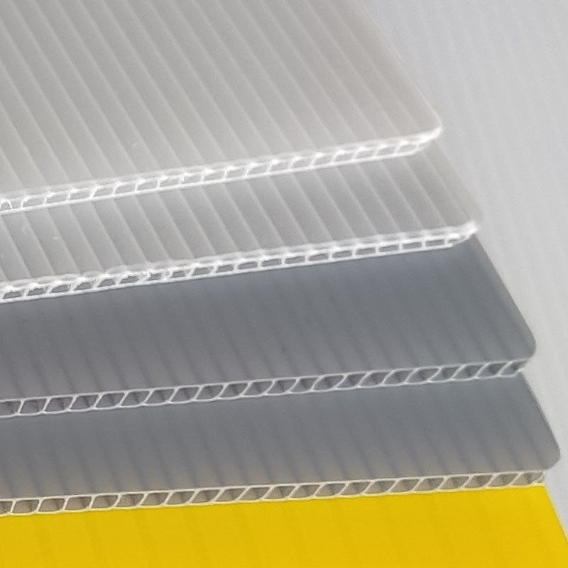 PP 4x8 4mm 5mm Correx Board Biała płyta karbowana Correx Dostosowana