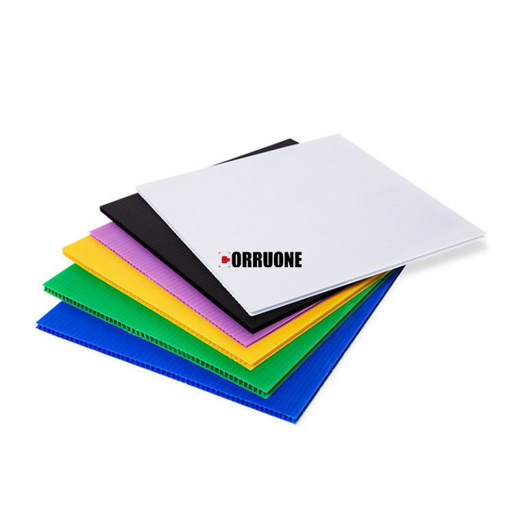 Czarny korflut 2400 X 1200 Ochrona podłogi z blachy Correx 2 mm-12 mm