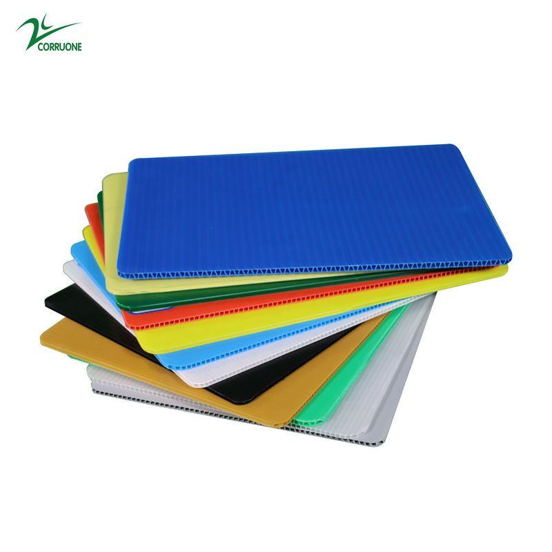Czarny korflut 2400 X 1200 Ochrona podłogi z blachy Correx 2 mm-12 mm