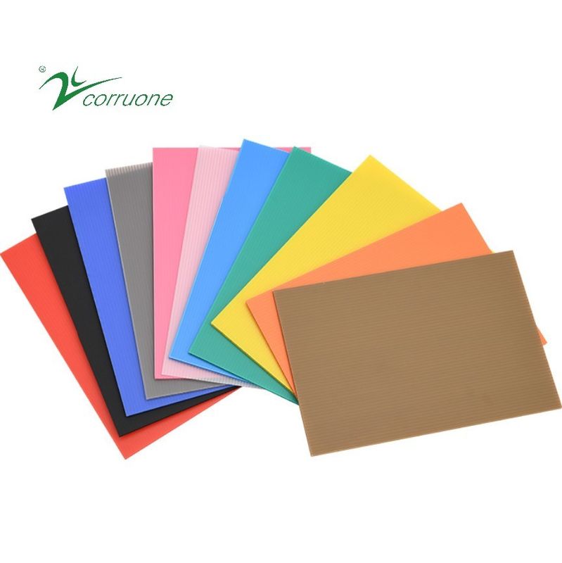 Czarny korflut 2400 X 1200 Ochrona podłogi z blachy Correx 2 mm-12 mm