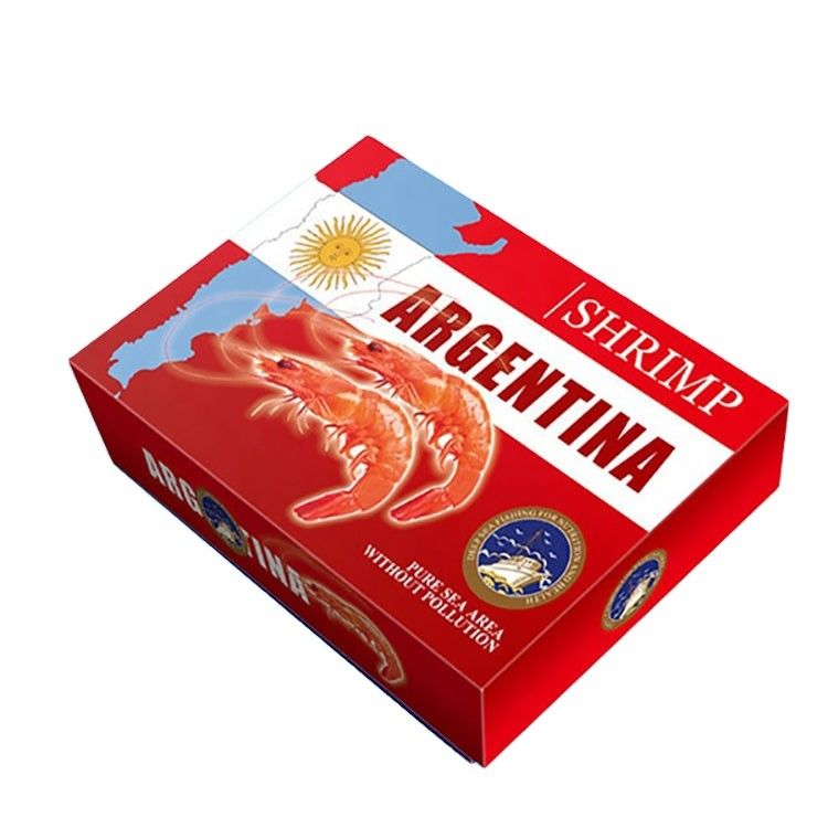 Shrimp Seafood Correx Storage Boxes Wodoodporne plastikowe pojemniki do przechowywania z tektury falistej