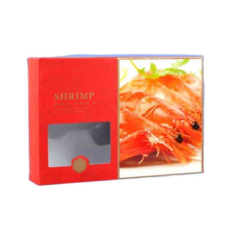 Shrimp Seafood Correx Storage Boxes Wodoodporne plastikowe pojemniki do przechowywania z tektury falistej