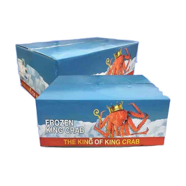 Shrimp Seafood Correx Storage Boxes Wodoodporne plastikowe pojemniki do przechowywania z tektury falistej
