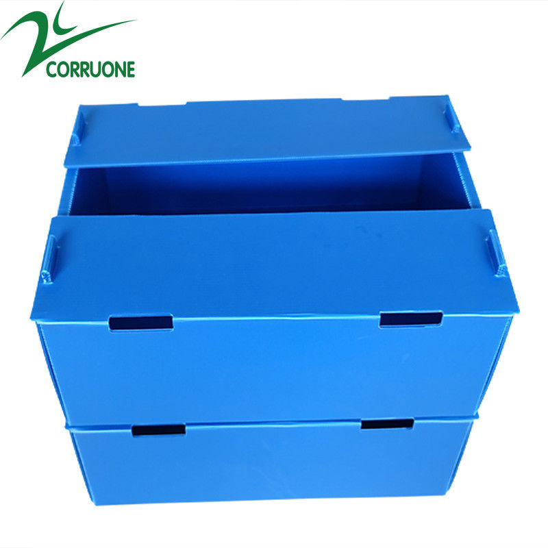 Pudełka z tektury falistej z podwójnymi ściankami Koroplast Storage Boxes Blue