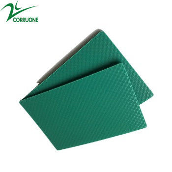 Kolorowe faliste arkusze z tworzywa sztucznego 4 x 8 PP Panel o strukturze plastra miodu Zielony