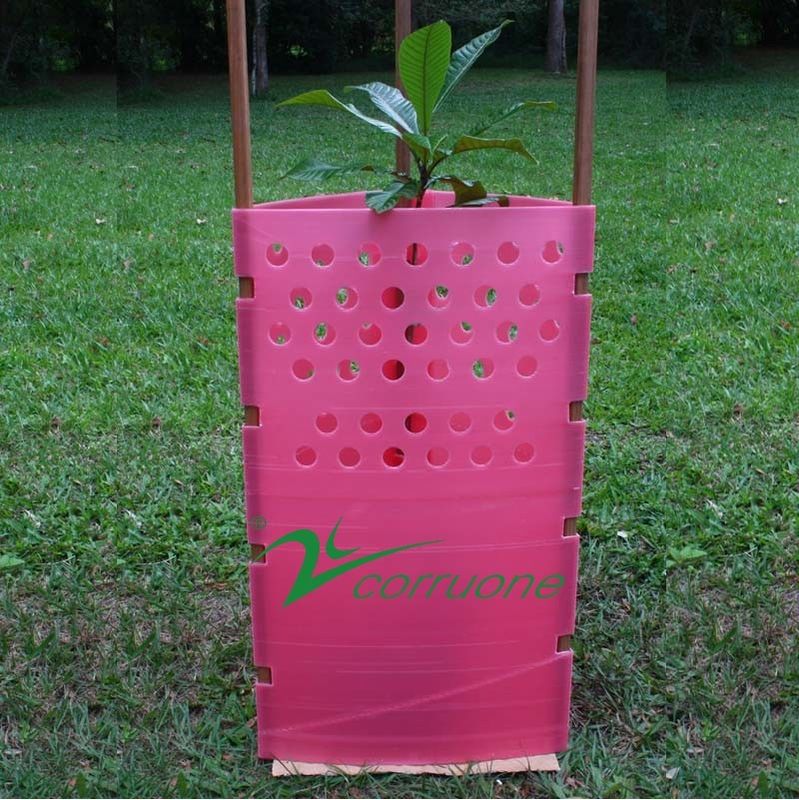 Koroplast Plastic Tree Trunk Covers Osłona drzewa z tektury falistej z tworzywa sztucznego