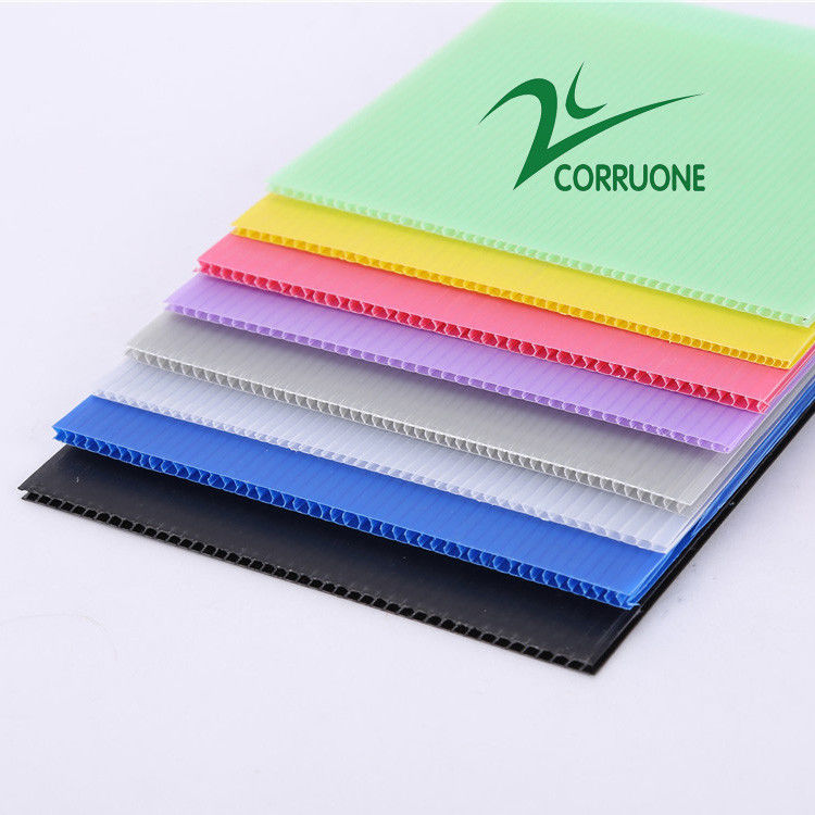 4ft x 8ft Twin Wall Wave Plastic Sheets UV Resistant dla ekologicznych opakowań