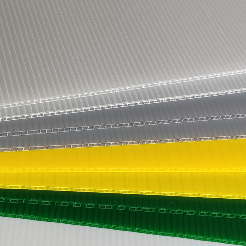 4ft x 8ft Twin Wall Wave Plastic Sheets UV Resistant dla ekologicznych opakowań